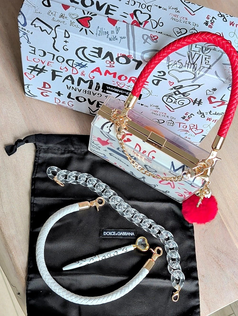 Upcycled Repurposed Graffiti Dustbag Gift Set